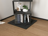 360&deg Rotating Bookshelf with Acrylic Plate, 5-Tier Tall, Floor Rack Simple Bookcase, Modern W409P167481