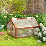 Box Garden Wooden Greenhouse 35.5" x 31.5" x 23.0" 73859462
