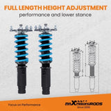 24 Way Damper Adjustable Coilovers Struts For HONDA CIVIC Hatchback 16-21 52mm 82268845