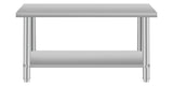 48''*24'' Commercial Work Table for Restaurant and Home Stainless Steel Kitchen Prep Table with W3167P303183
