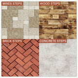 Hand Rails for Outdoor Steps, 3-4 Step Handrail 2 Pack T3210P298173