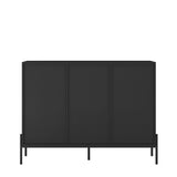 ZUN Buffets & Sideboards, Fluted Sideboard Cabinet, 2 Door 3 Drawer Design, with Led Lights,Acceent W1321P204628