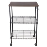 ZUN 3-Tier Kitchen Utility Cart 89585769