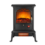 1500W Freestanding Three-door Glass 3D Flame Fireplace with Remote Control/Quartz tube heating/Fake 99663801