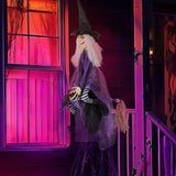 3ft Witch Halloween Hanging Decoration 74702256