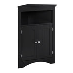 ZUN sideboard cabinet,corner cabinet,Bathroom Floor Corner Cabinet with Doors and Shelves, Kitchen, W1781108581