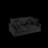 90.55" Modern Comfy Upholstered Sofa Cloud Couch, Deep Seat Couches with Multiple Large Soft W1885P234641