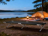 Portable Folding Camping Cot with Carrying Bag Army Black 23448879