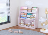 3 Tier Kids Book Shelf,Kids Book Rack, Helps Keep Bedrooms, Playrooms, and Classrooms Organized,Pink 24800855