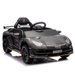 ZUN 12V Kids Ride On Car W/Parents Remote Control,Licensed Lamborghini Aventador Xago,Hydraulic pressure W1396P184347