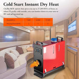 Diesel Heater All in One 5KW 12V-24V Portable Car Diesel Air Heater with Muffler, LCD Monitor, 86641394