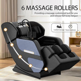 ZUN Massage Chair Recliner with Zero Gravity with Full Body Air Pressure W1875P254023