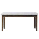 Upholstered Bench for Bedroom End of Bed,38-inch Entryway Bench for Living Room,Dining Bench with N752P271804D