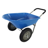wheel barrow Two wheeled trolley for blue garden 15 inch pneumatic wheel WB189BL W227P331542