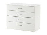 Modern Simple 4-Drawer Dresser White 52846176