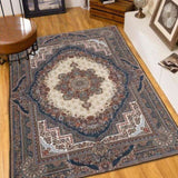 Area Rug 8x10 Vintage Bohemia Large Persian Non-slip Washable Rug For Room Kitchen Bedroom W2907P265113