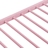 METAL BUNK BED PINK Twin Over Twin W311P201415