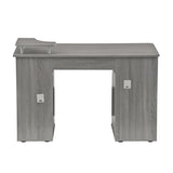 ZUN Complete Computer Workstation Desk With Storage, Grey 62969010