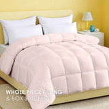 Pink plus-size comforter for all seasons, perfect for cozy bedrooms, luxurious hotel rooms, single, 31636539