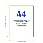 ZUN A4 White Paper For Copy, Printing, Writing 210 x 297 mm | Pack of 500 Sheets 06445723