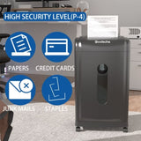 Large Capacity Heavy Duty Document Shredder 19-Sheet Cross-Cut Paper/Credit Card Shredder with 7.93 W2028P156680