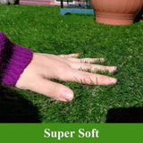 Artificial Grass Turf -6ft x 10ft 0.8"Indoor/Outdoor Synthetic Fake Grass,with rubber 77514069