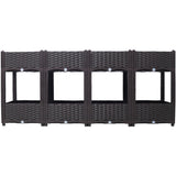 Planter Raised Beds - Elevated Planter Garden Box with Drainage Plug Raised Garden Beds for W465P187520