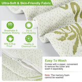 Bamboo Memory Foam Sleep Pillow Contoured Cervical Orthopedic Pillow Neck Support Breath Pillow 22479701