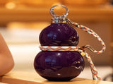 Gourd Shape Insulated Tumbler with Straw 520ml Travel thermos purple 28828794