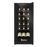 ZUN American Standard JC-53 AC 115V /60Hz 18Bottle/1.8Cu.Ft/52L/ Compressor Wine Cabinet Black 07940090