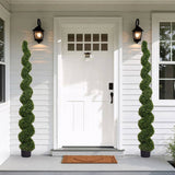 Topiary bonsai artificial spiral tree plant Outdoor uv resistant plastic boxwood 210cm 1pcs/set W2945P279014