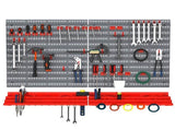 54 Piece Tool organizer with 50 Hooks ,Pegboard and Shelf Tool Organizer Wall Mounted DIY Storage 68888583