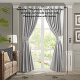 Pleat Curtain Panel with Tieback B035129640