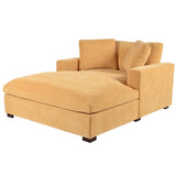 Mirod 53.5''*70.9'' Oversized Chaise, Lounge Chair - Classic Design, Soft Fabric, Easy Assembly, N760P196662Y