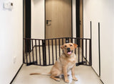 The Wooden Dog Fence Walnut 36914818