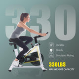 Exercise Bike 300LBS Weight Capacity 35LB Heavy Flywheel Indoor Stationary Bike with LCD Monitor for 23071013