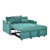55.51 inch versatile foldable sofa bed in 3 lengths, modern sofa sofa sofa velvet pull-out bed, W2353P232226