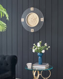 23.5" Round Moving Gear Roman Numeral Clock W2078130296