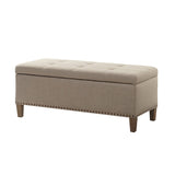 Tufted Top Soft Close Storage Bench B03548308