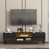 ZUN TV stand,TV Cabinet,entertainment center,TV console,media console,with LED remote control lights,UV W679126301