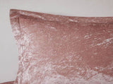 King/Cal King Velvet Duvet Cover Set with Throw Pillow B03596070