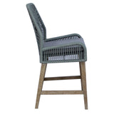Grey and Weathered Wash Counter Height Stools B062P149100