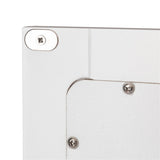 ZUN Double Door Mirror Indoor Bathroom Wall Mounted Cabinet Shelf White 06193321