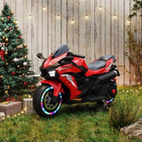 12V Electric Motorcycle for Kids, Powered Toy Motorcycle, Child Motorcycle Ride On with Light Wheels 68458242