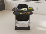 Adjustable Baby High Chair 0-6 Years Portable Infant Feeding Seat with Safety Belt, Silent 85779582