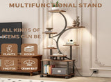 Plant Stand with Grow Lights, 62" Tall Plant Shelf, Lighted Corner Plant Stands for Indoor Growing, 32734420