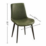 Dining Chairs 2PCS, Modern Kitchen & Dining Room Chairs, Upholstered Faux Leather Cushion Seat and W3316P426953