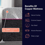 Renew 11 inch Cooling Fast Responding Latex Foam Adult Mattress, Cal King Size B210P286874