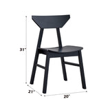 Briar Black Finish Side Chair B2726P287555