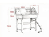 Stainless Steel Dog Washing Station 14360383